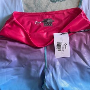 Zyia popsicle leggings. NWT